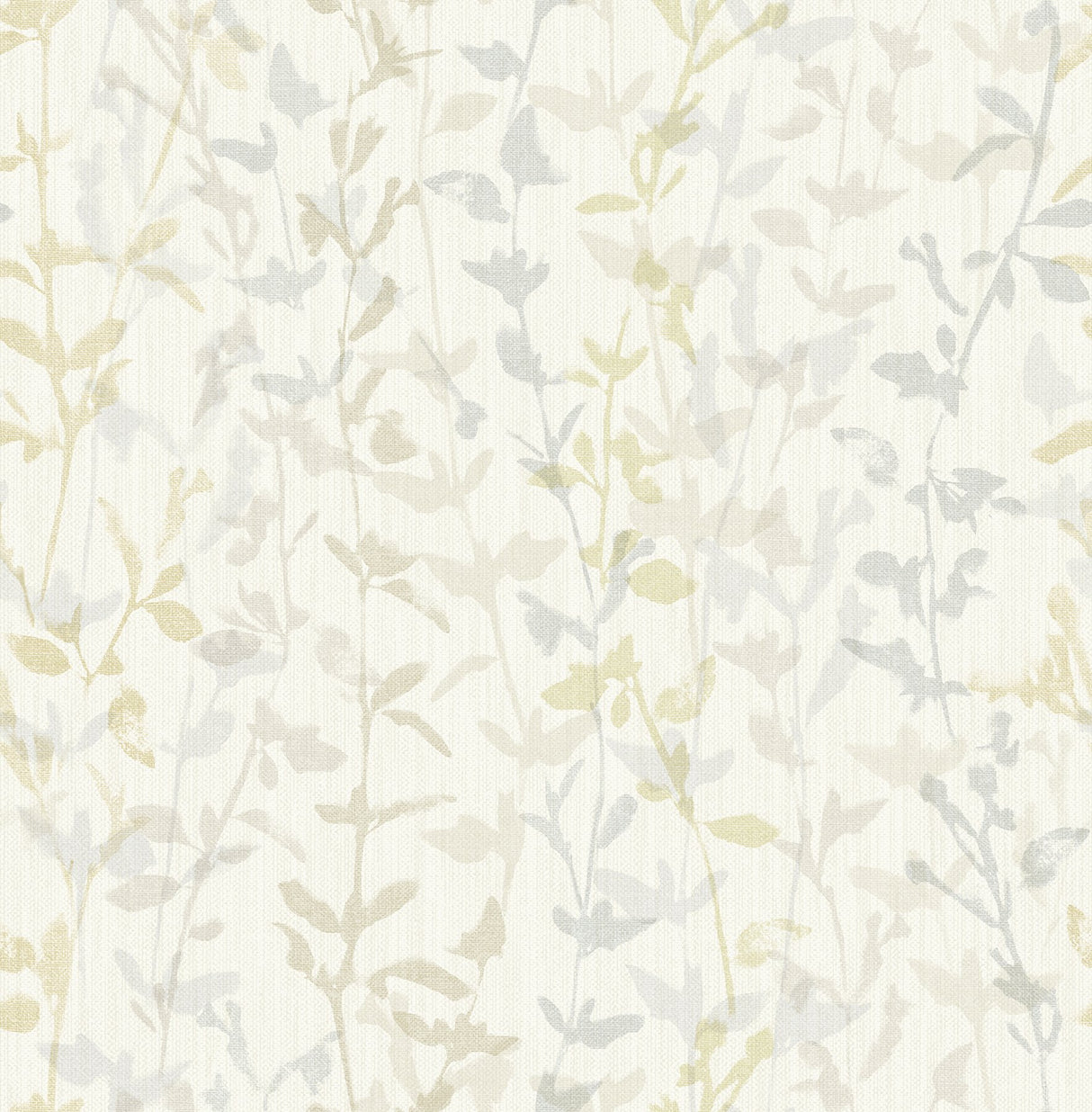 Thea Light Grey Floral Trail Wallpaper with Textured Non Woven Trails Pattern - A-Street Prints 2964-25933