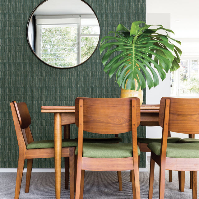 Brixton Green Textured Abstract Wallpaper - A-Street Prints 2964-25946