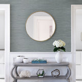 Barnaby Slate Faux Grasscloth Texture Pattern Non-Woven Unpasted Residential Wallpaper 20.5-in by 33-ft by A-Street Prints - FD25963