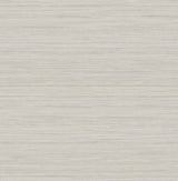 Barnaby Light Grey Faux Grasscloth Wallpaper by A-Street Prints FD25965 - close-up swatch showing tightly woven grey texture pattern