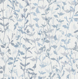 Thea Blue Floral Trail Wallpaper with Traditional Trails Pattern - A-Street Prints 2964-25966