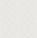 Ballard Silver Geometric Wallpaper with Beaded Glam Abstract Pattern - A-Street Prints 2964-87346