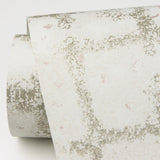 Shea Gold Distressed Geometric Wallpaper with Metallic Modern Graphics Pattern - Brewster 2964-87350