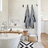 Shea Gold Distressed Geometric Wallpaper with Metallic Modern Graphics Pattern - Brewster 2964-87350