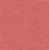Exhale Coral Woven Texture Wallpaper with Raised Ink Fabric Texture - A-Street Prints 2969-24117