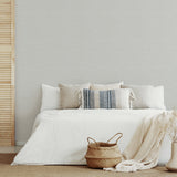 Agave Grey Imitation Grasscloth Wallpaper with Modern Faux Grasscloth Pattern - A-Street Prints 2969-24278
