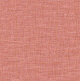 Jocelyn Red Faux Fabric Raised Ink Linen Texture Wallpaper by A-Street Prints - FD25872