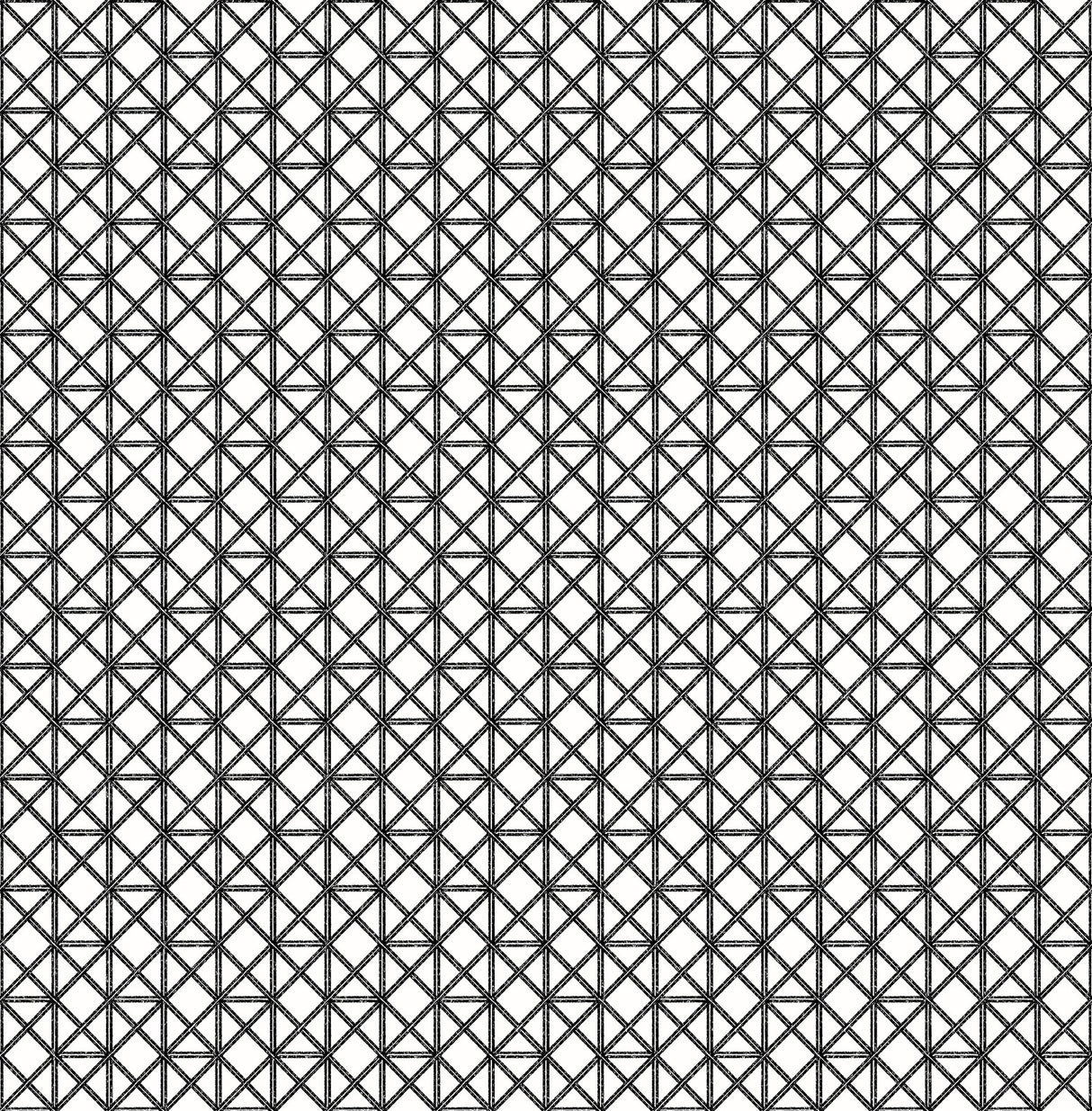 Lisbeth Black Geometric Lattice Wallpaper with Coastal Geometric Pattern - Brewster 2969-26004
