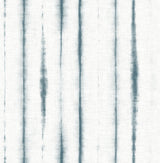 Orleans Teal Shibori Faux Linen Wallpaper with Abstract Bohemian Fabric Texture - A-Street Prints 2969-26052