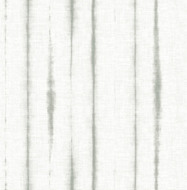 Orleans Grey Shibori Faux Linen Wallpaper with Fabric & Woven Textures Bohemian Style - A-Street Prints 2969-26053