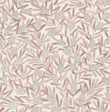 Zulma Pink Decorative Botanical Wallpaper with Raised Ink Pampas Motif - A?Street Prints 2970-26104