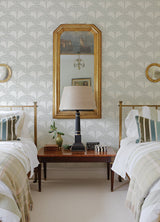 Dawson Light Grey Magnolia Tree Wallpaper with Raised Ink Botanical Trees Motif - A-Street Prints 2970-26110