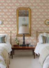 Dawson Rust Magnolia Tree Wallpaper with Raised Ink Botanical Trees Pattern, Modern Style - Brewster 2970-26112