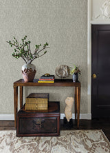 Wright Pewter Textured Triangle Wallpaper with Industrial Geometric Pattern - A-Street Prints 2970-26115