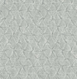 Wright Slate Textured Triangle Wallpaper with Industrial Geometric Metallic Raised-Ink Finish - A-Street Prints 2970-26116