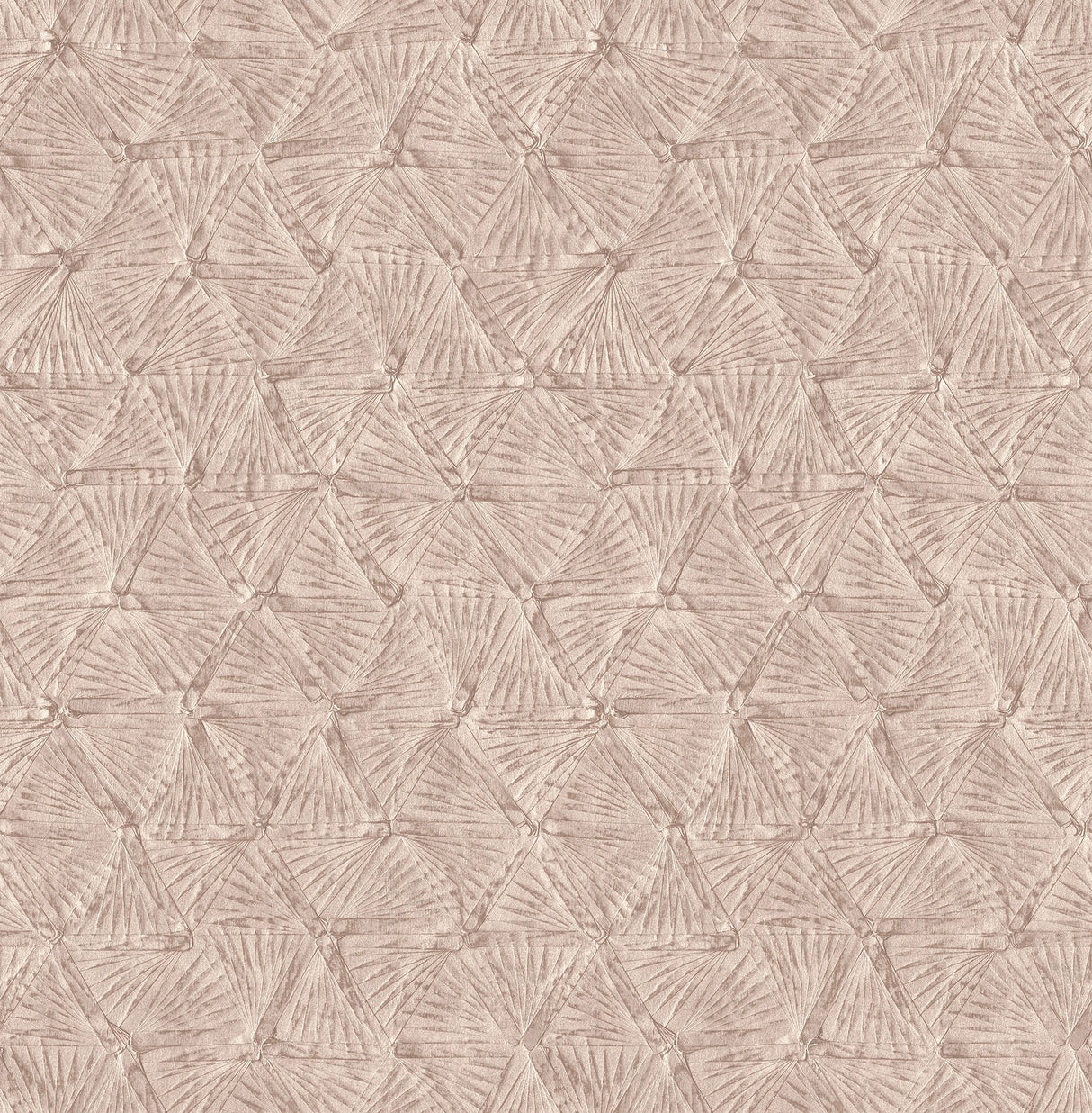 Wright Rose Gold Textured Triangle Wallpaper with Industrial Geometric Pattern - A-Street Prints 2970-26118