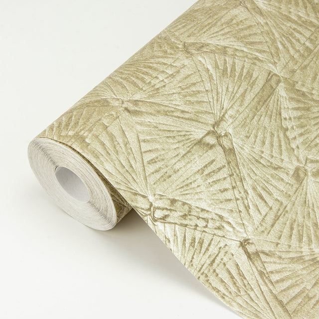 Wright Gold Textured Triangle Wallpaper with Metallic Raised Ink Geometric Pattern - A-Street Prints 2970-26119