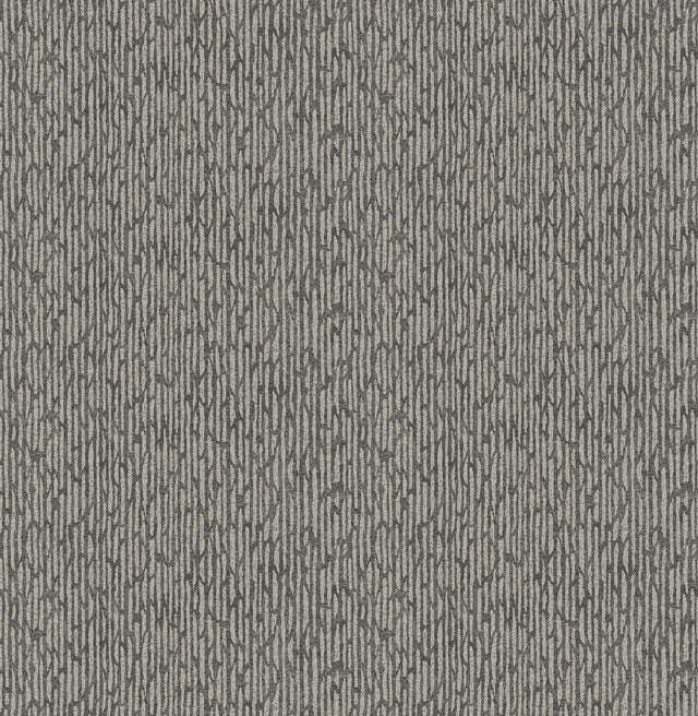 Mackintosh Charcoal Textural Wallpaper with Abstract Raised Ink Pattern - A-Street Prints 2970-26126