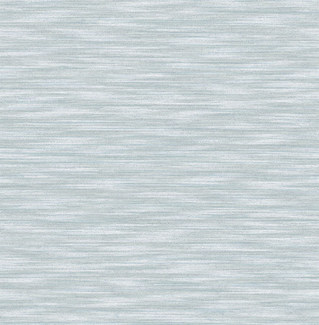 Benson Light Blue Variegated Stripe Wallpaper with Textured Faux Fabric Look - A-Street Prints 2970-26153