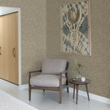 Lei Wheat Etched Leaves Wallpaper with Botanical Leaves Motif, Farmhouse Style - A-Street Prints 2971-86155