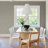 Ting Coffee Abstract Woven Wallpaper with Modern Geometric Texture - A-Street Prints 2971-86157