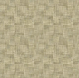 Ting Brown Abstract Woven Wallpaper with Modern Geometric Woven Texture - A-Street Prints 2971-86160