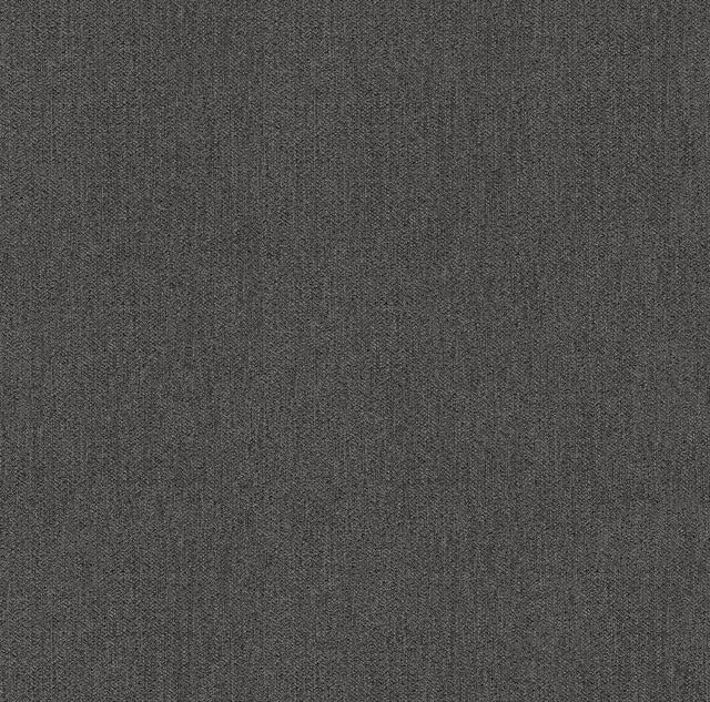 Sydney Charcoal Faux Linen Wallpaper with Textured Fabric & Woven Look - A?Street Prints 2971-86305