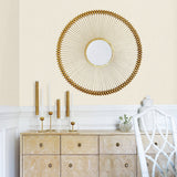 Sydney Cream Faux Linen Wallpaper with Coastal Fabric & Woven Texture - A-Street Prints 2971-86306