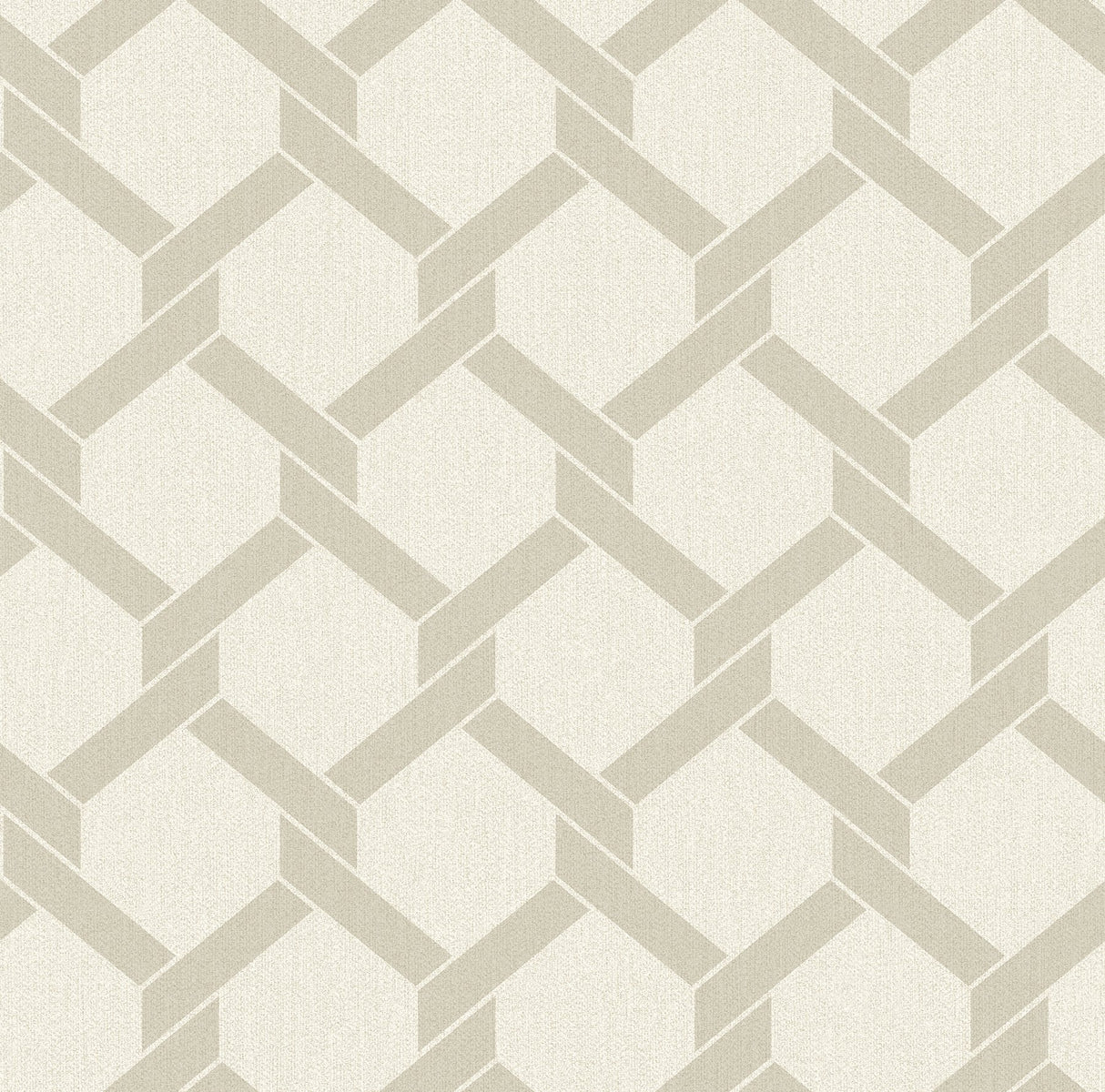 Payton Beige Hexagon Trellis Textured Wallpaper with Raised Ink - A-Street Prints 2971-86311