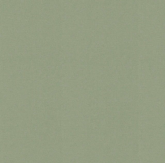 Meade Green Fine Weave Wallpaper with Raised Ink Faux Linen Texture - A-Street Prints 2971-86313