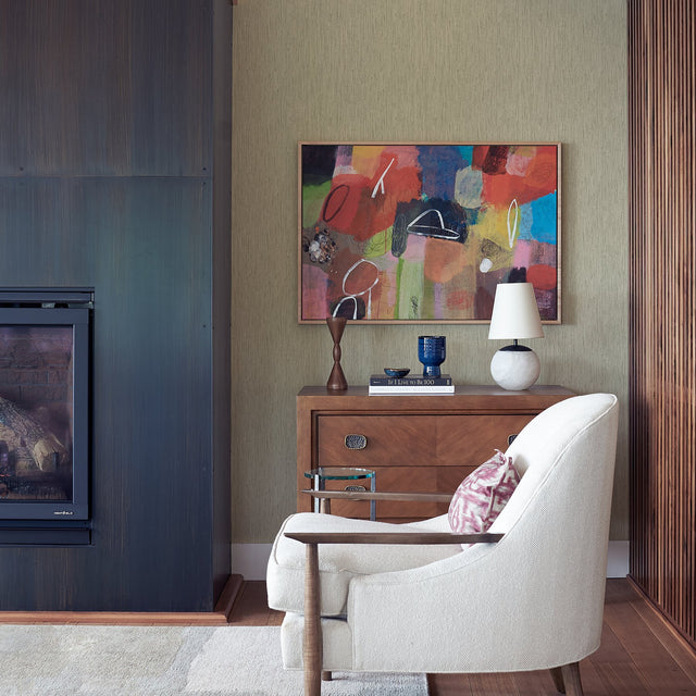 Terence Light Brown Pinstripe Texture Wallpaper with Raised Ink Textured Finish - A-Street Prints 2971-86339