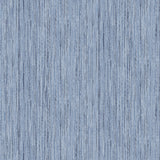 Justina Indigo Faux Grasscloth Wallpaper with Metallic Raised Ink Texture - A?Street Prints 2971-86342