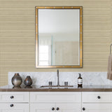 Skyler Khaki Striped Wallpaper with Coastal Stripes Pattern - A-Street Prints 2971-86349