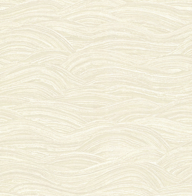 Leith Cream Zen Waves Wallpaper with Abstract Geometric Pattern, Modern Style - 2971-86362