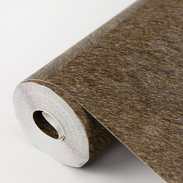 Flannery Brown Animal Hide Wallpaper with Distressed Textures Glam Style - A-Street Prints 2971-86367