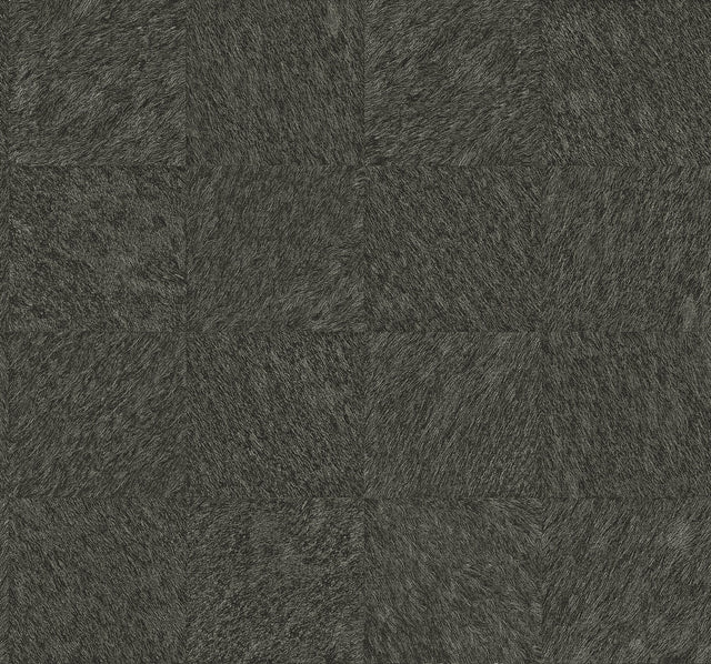 Flannery Espresso Animal Hide Textured Wallpaper - A-Street Prints 2971-86369