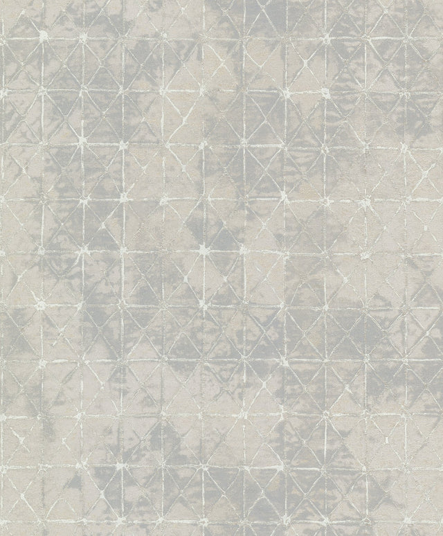 Odell Light Blue Antique Tiles Wallpaper with Vintage Geometric Pattern - A-Street Prints 2971-86373