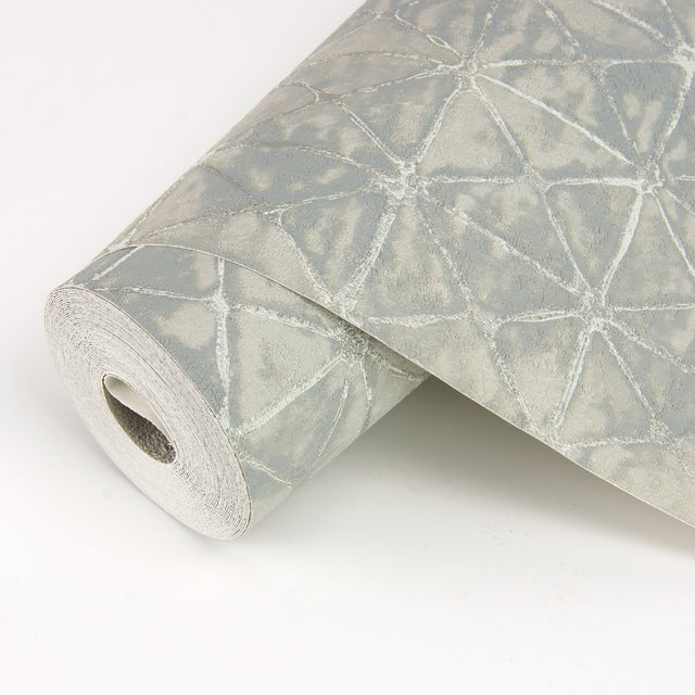 Odell Light Blue Antique Tiles Wallpaper with Vintage Geometric Pattern - A-Street Prints 2971-86373