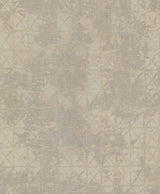Odell Pewter Antique Tiles Wallpaper with Geometric Vintage Pattern - A-Street Prints 2971-86375