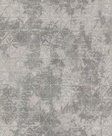 Odell Slate Antique Tiles Wallpaper with Geometric Vintage Pattern - Brewster 2971-86376