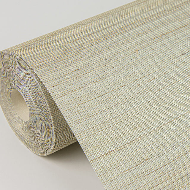 Hiromi Champagne Abaca Grasscloth Wallpaper with Distressed Textures - A-Street Prints 2972-54745