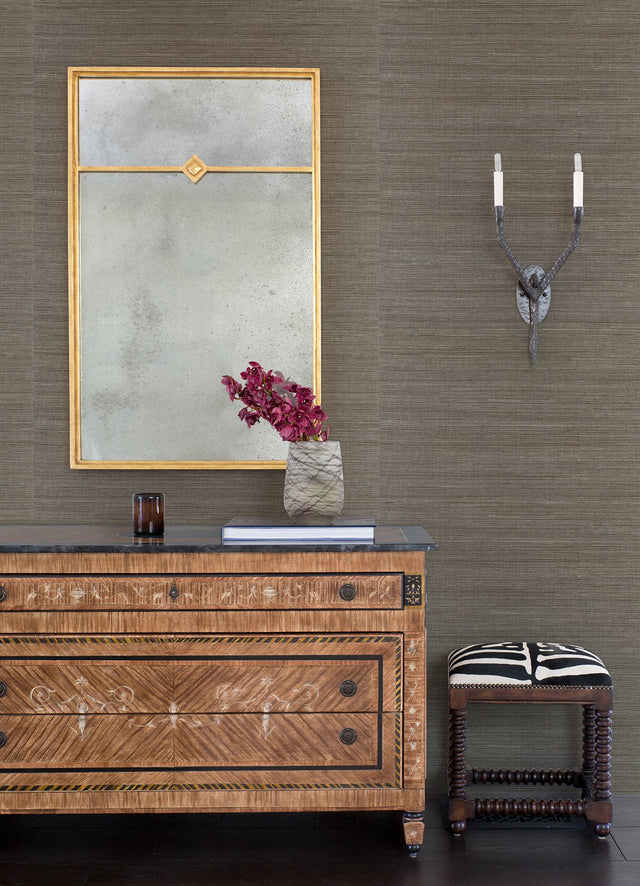 Jiao Metallic Sisal Grasscloth Wallpaper Metallic - 2972-65409