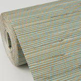 Jeong Teal Knotted Weave Grasscloth Wallpaper, Distressed Textures Modern - A-Street Prints 2972-65437
