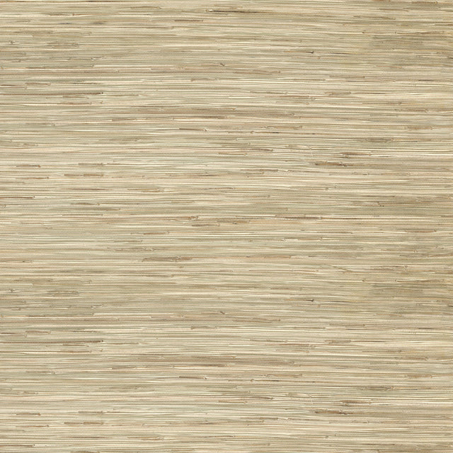 Sogen Khaki Knotted Sea Grasscloth Wallpaper with Distressed Textures - A-Street Prints 2972-65621
