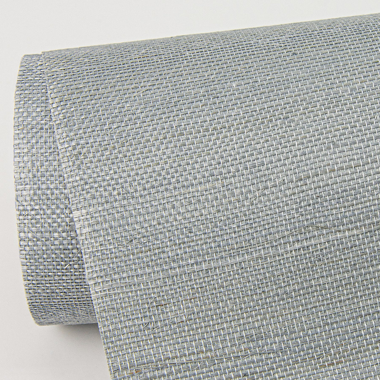 Mirador Light Blue Sisal Grasscloth Wallpaper with Modern Distressed Texture - A-Street Prints 2972-80013