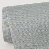 Mirador Light Blue Sisal Grasscloth Wallpaper with Modern Distressed Texture - A-Street Prints 2972-80013