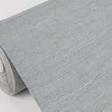 Mirador Light Blue Sisal Grasscloth Wallpaper with Modern Distressed Texture - A-Street Prints 2972-80013
