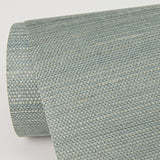 Zhejiang Aquamarine Sisal Grasscloth Wallpaper with Distressed Textures Modern Style - A-Street Prints 2972-80014