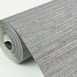 Shandong Slate Ramie Grasscloth Wallpaper with Distressed Textures in Modern Style - A-Street Prints 2972-80085