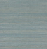 Mai Turquoise Abaca Grasscloth Wallpaper with Modern Striped Graphics - A?Street Prints 2972-86101